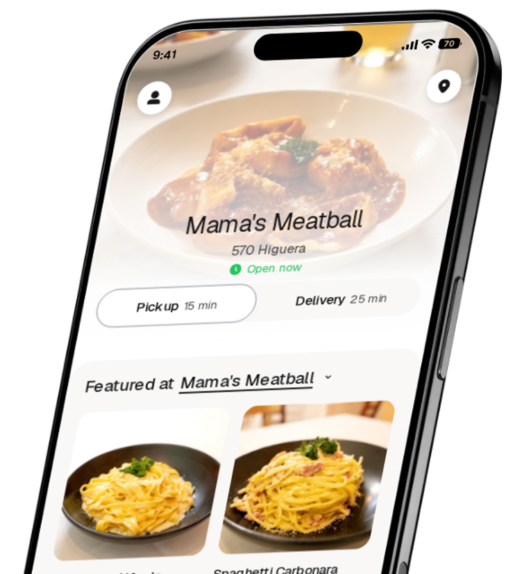 Mama's Meatball app preview